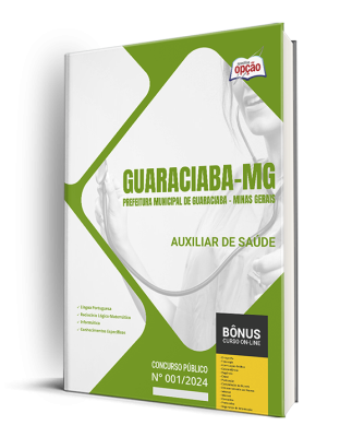 Apostila Prefeitura de Guaraciaba - MG 2024 - Auxiliar de Saúde