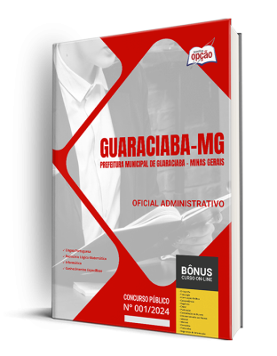 Apostila Prefeitura de Guaraciaba - MG 2024 - Oficial Administrativo