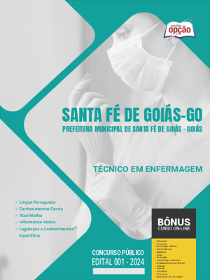 Apostila Prefeitura de Santa Fé de Goiás - GO em PDF - Técnico em Enfermagem 2024