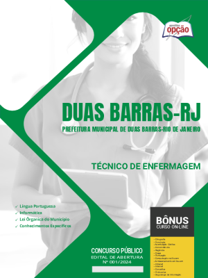 Apostila Prefeitura de Duas Barras - RJ em PDF - Técnico de Enfermagem 2024
