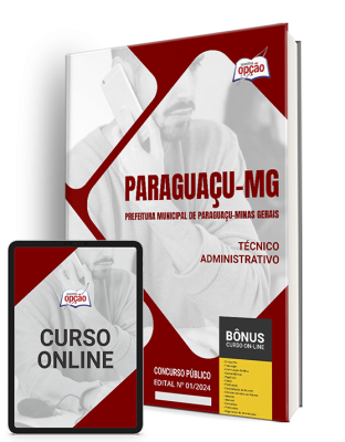 Apostila Prefeitura de Paraguaçu - MG 2024 - Técnico Administrativo