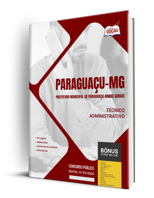 Apostila Prefeitura de Paraguaçu - MG 2024 - Técnico Administrativo