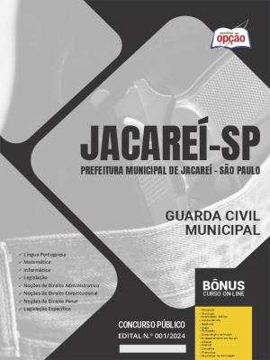 Apostila Prefeitura de Jacareí - SP em PDF - Guarda Civil Municipal 2024