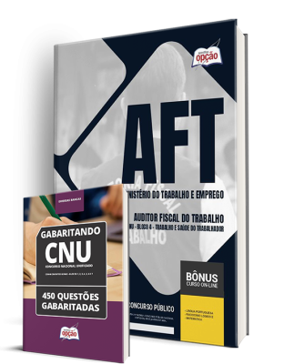 Combo Impresso AFT - Auditor Fiscal do Trabalho - CNU - Bloco 4 - Trabalho e Saúde do Trabalhador