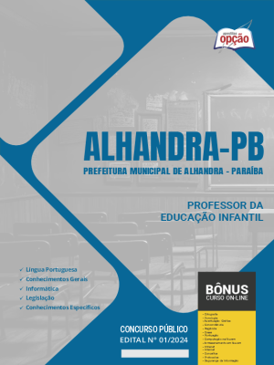 Apostila Prefeitura de Alhandra - PB 2024 - Professor da Educação Infantil