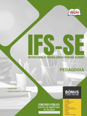 Apostila IFS-SE em PDF - Pedagogia 2024