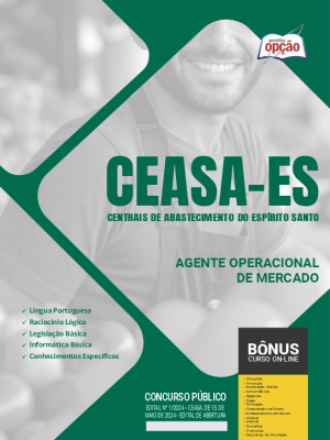 Apostila CEASA-ES 2024 - Agente Operacional de Mercado