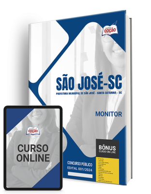 Apostila Prefeitura de São José - SC 2024 - Monitor