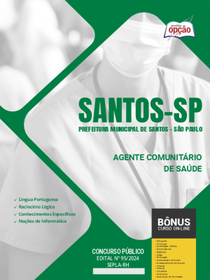 Apostila Prefeitura de Santos - SP em PDF - Agente Comunitário de Saúde 2024