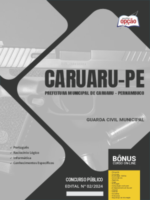 Apostila Prefeitura de Caruaru - PE em PDF - Guarda Civil Municipal 2024