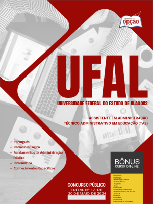 Apostila UFAL 2024 - Assistente em Administração - Técnico Administrativo em Educação (TAE)