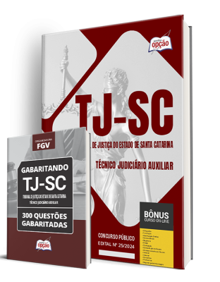 Combo Impresso TJ-SC - Técnico Judiciário Auxiliar