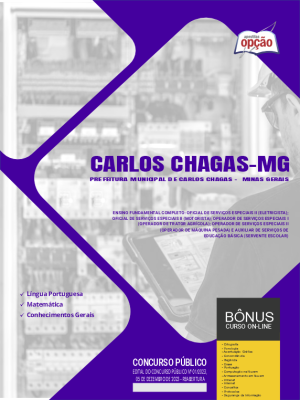 Apostila Prefeitura de Carlos Chagas - MG 2024 - Ensino Fundamental Completo