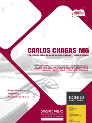 Apostila Prefeitura de Carlos Chagas - MG 2024 - Ensino Médio