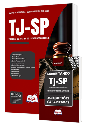 Combo TJ-SP - Escrevente Técnico Judiciário