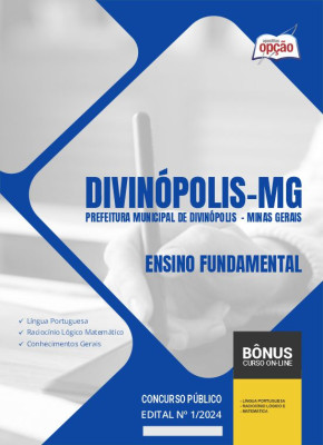 Apostila Prefeitura de Divinópolis - MG em PDF - Ensino Fundamental 2024
