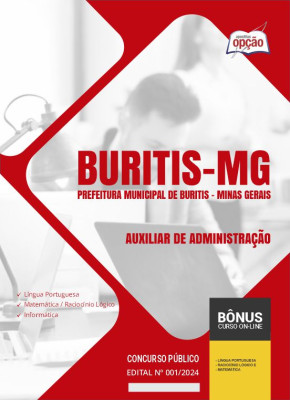 Apostila Prefeitura de Buritis - MG 2024 - Auxiliar de Administração