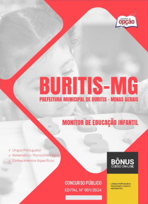 Apostila Prefeitura de Buritis - MG 2024 - Monitor de Educação Infantil