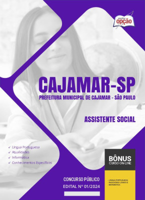 Apostila Prefeitura de Cajamar - SP em PDF - Assistente Social 2024