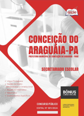 Apostila Prefeitura de Conceição do Araguaia - PA em PDF - Secretariado Escolar 2024