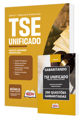 Combo TSE Unificado - Analista Judiciário - Área: Apoio Especializado - Especialidade: Arquivologia