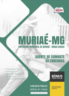 Apostila Prefeitura de Muriaé - MG em PDF - Agente de Combate às Endemias 2024