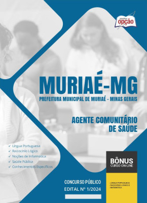 Apostila Prefeitura de Muriaé - MG em PDF - Agente Comunitário de Saúde 2024