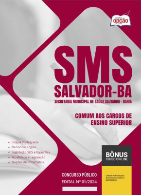 Apostila SMS Salvador em PDF - Comum aos Cargos de Ensino Superior 2024
