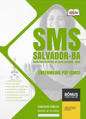 Apostila SMS Salvador 2024 - Enfermeiro PSF (SMS)