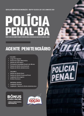 Apostila Polícia Penal - BA em PDF - Agente Penitenciário 2024