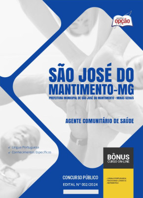 Apostila Prefeitura de São José do Mantimento - MG 2024 - Agente Comunitário de Saúde