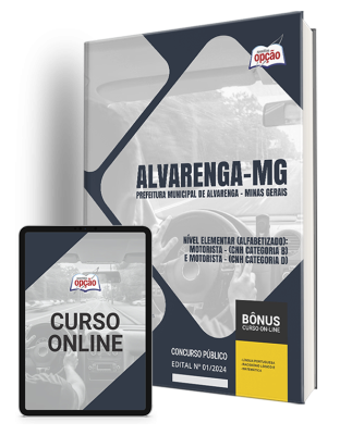 Apostila Prefeitura de Alvarenga - MG 2024 - Nível Elementar (Alfabetizado): Motorista