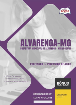 Apostila Prefeitura de Alvarenga - MG 2024 - Professor I e Professor de Apoio
