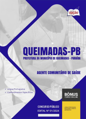 Apostila Prefeitura de Queimadas - PB 2024 - Agente Comunitário de Saúde