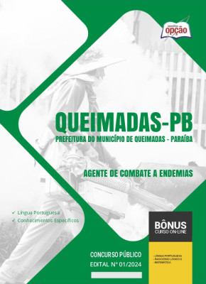 Apostila Prefeitura de Queimadas - PB  em PDF - Agente de Combate a Endemias 2024
