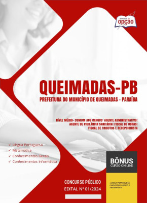 Apostila Prefeitura de Queimadas - PB 2024 - Nível Médio