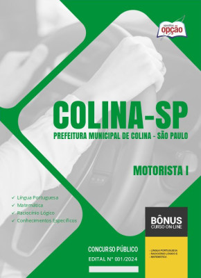Apostila Prefeitura de Colina - SP 2024 - Motorista I