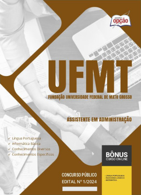 Apostila UFMT em PDF - Assistente em Administração 2024