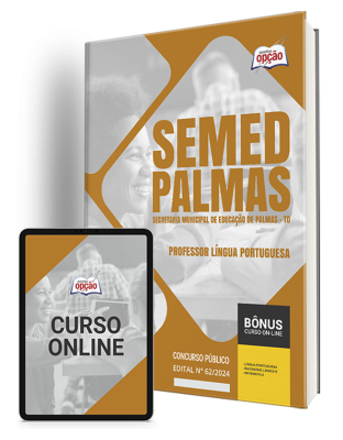 Apostila SEMED Palmas - TO 2024 - Professor Língua Portuguesa