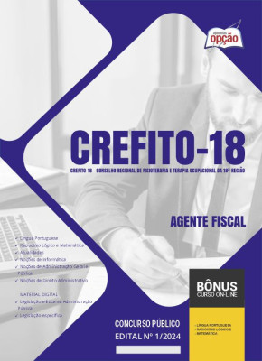 Apostila CREFITO-18 em PDF - Agente Fiscal 2024