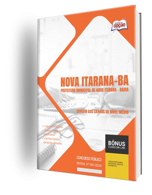 Apostila Prefeitura de Nova Itarana - BA 2024 - Comum aos Cargos de Nível Médio