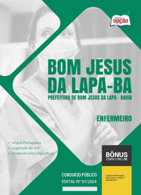 Apostila Prefeitura de Bom Jesus da Lapa - BA 2024 - Enfermeiro
