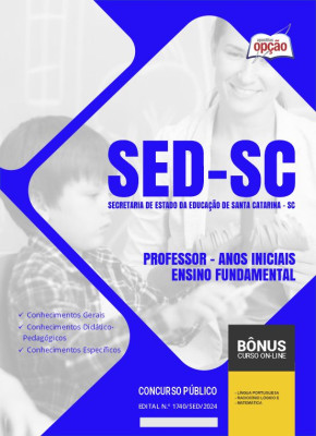 Apostila SED-SC 2024 - Professor - Anos Iniciais Ensino Fundamental