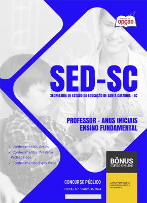 Apostila SED-SC em PDF - Professor - Anos Iniciais Ensino Fundamental 2024