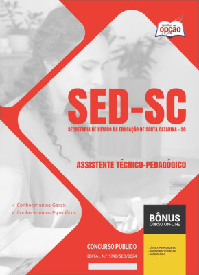 Apostila SED-SC em PDF - Assistente Técnico-Pedagógico 2024