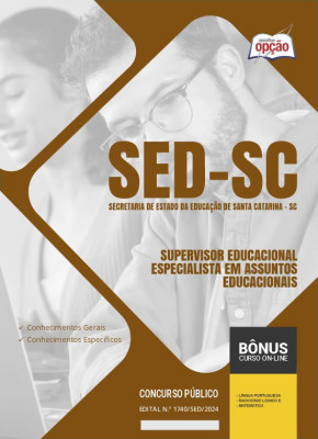 Apostila SED-SC 2024 - Supervisor Educacional - Especialista Em Assuntos Educacionais
