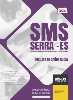 Apostila SMS Serra - ES em PDF - Auxiliar de Saúde Bucal 2024