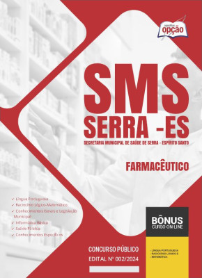 Apostila SMS Serra - ES em PDF - Farmacêutico 2024