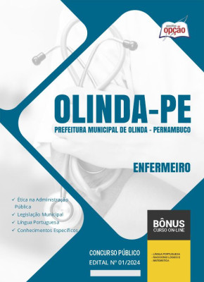 Apostila Prefeitura de Olinda - PE em PDF - Enfermeiro 2024