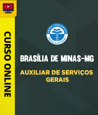 Curso Prefeitura de Brasília de Minas-MG - Auxiliar de Serviços Gerais